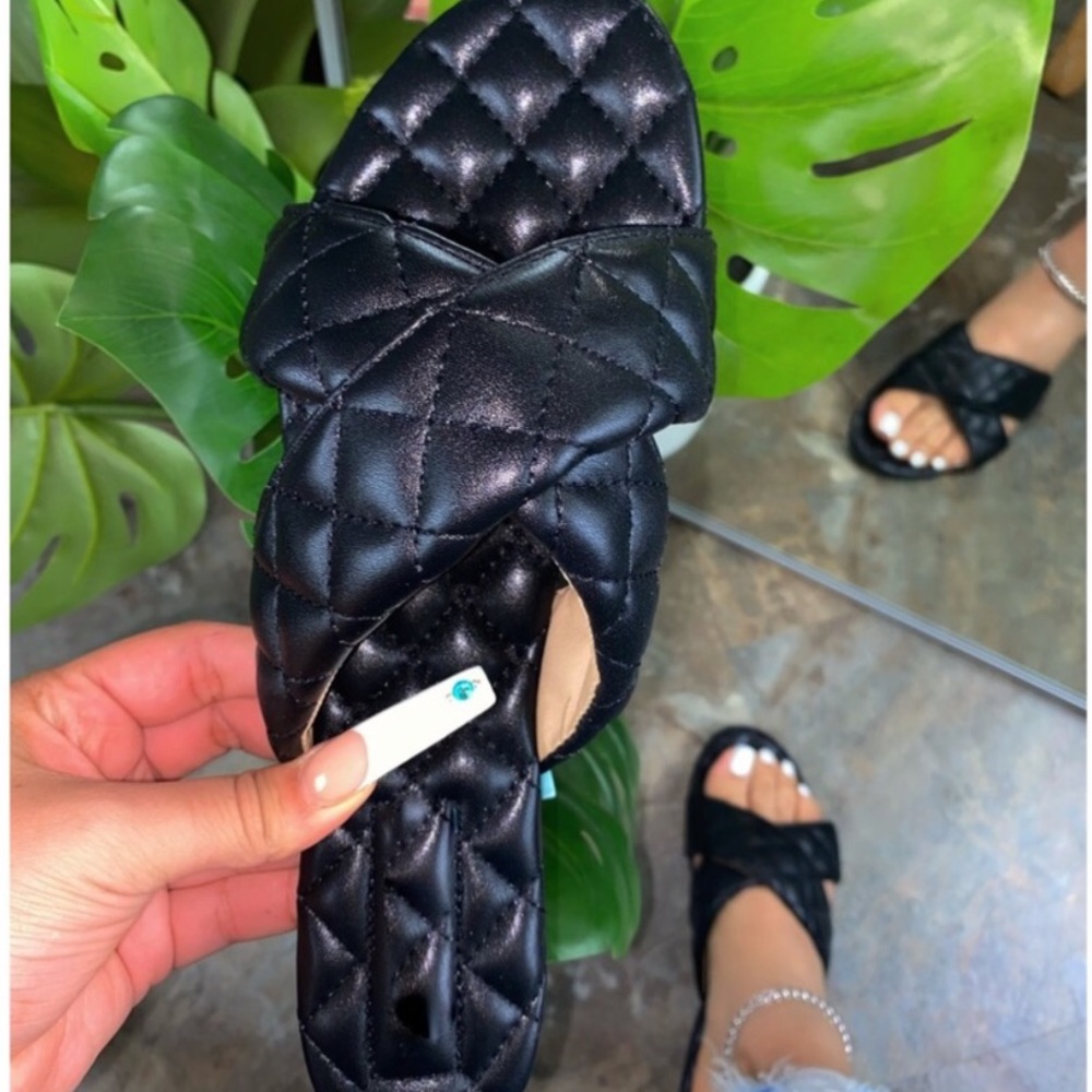 Dearly Sandals - Black with Tags and Box